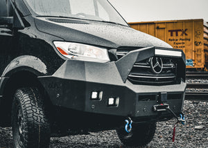 Mercedes Sprinter (2019+) Front Bumper [Bull Bar] - Backwoods Adventure Mods