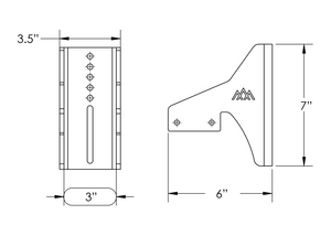 HD Awning Brackets for DRIFTR Roof Racks