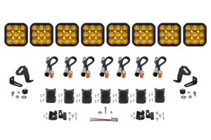 Diode Dynamics | SS5 CrossLink 8-Pod LED Light Bar (one)-Lighting-Diode Dynamics-Yellow Driving-upTOP Overland