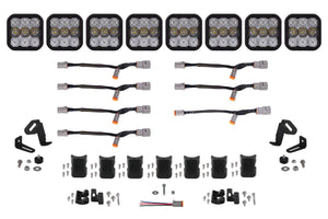 Diode Dynamics | SS5 CrossLink 8-Pod LED Light Bar (one)-Lighting-Diode Dynamics-White Combo-upTOP Overland