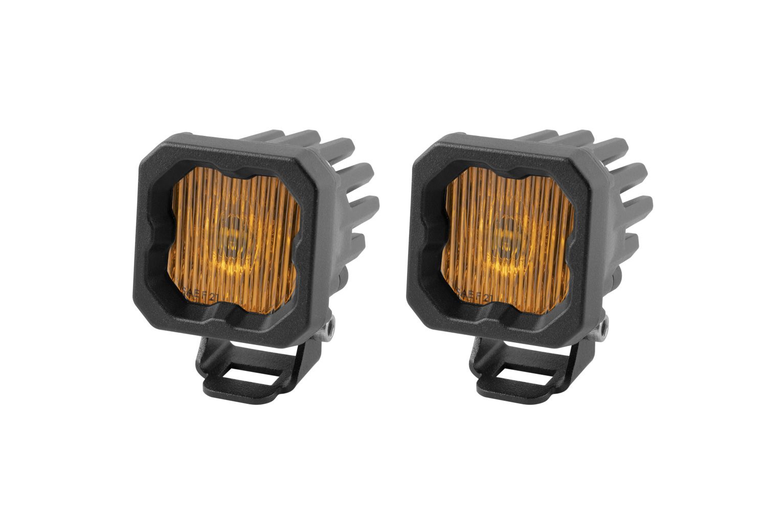 Diode Dynamics | Stage Series C1 Yellow SAE Fog Standard LED Pod (pair)-Lighting-Diode Dynamics-SAE Fog-upTOP Overland