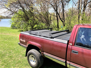 F150, F250, F350 - Bed Rack For Retractable Covers with T-slots