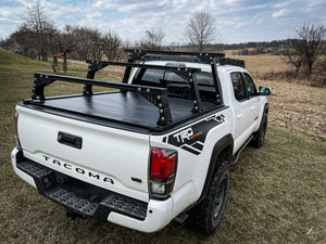 F150, F250, F350 - Bed Rack For Retractable Covers with T-slots