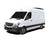 MERCEDES-BENZ SPRINTER 128"/144"/170" / L1/L2/L3 / SWB/MWB/LWB WHEELBASE W/O OEM TRACKS (2006-CURRENT) SLIMLINE II 1/4 ROOF RACK KIT / TALL